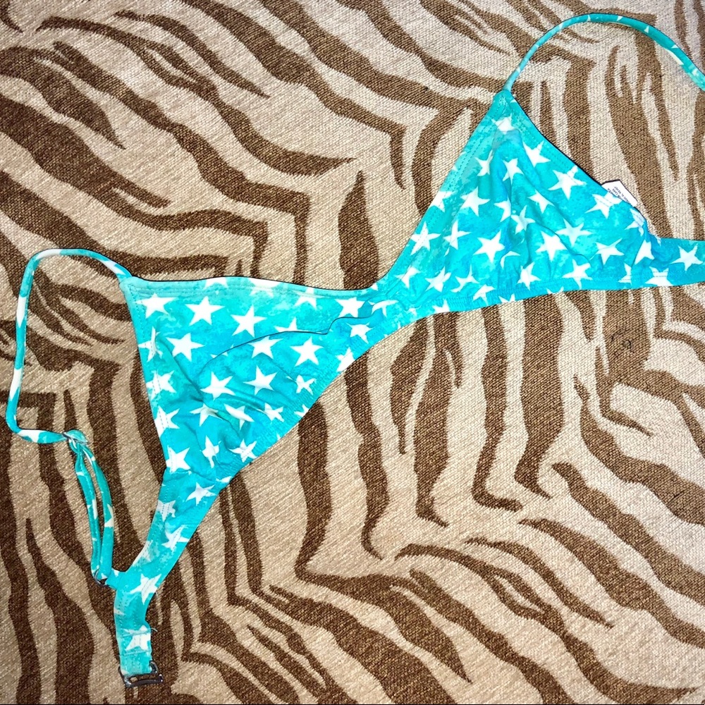Blue Star Bikini Top By The Bikini Lab